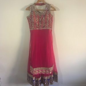 Indian Pakistani Hot Pink Dress